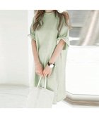 【ミニミニストア/miniministore】のチュニックTシャツ サイドスリット 大人の最旬トレンドファッション＆コーディネート founy(ファウニー) ファッション Fashion レディースファッション Fashion for Women トップス・カットソー Cut & Sew Tops シャツ・ブラウス・オフィスカジュアル Elegant Blouses & Button-Ups ロングTシャツ・Tシャツ Longline T-Shirts & Tees カットソー Cut and Sewn Top シンプル Simple, Minimal スリット Slit, Slit Detail チュニック Tunic, Long Top ベーシック Basic, Essential ボトム Bottoms, Lower Wear ロング Long, Long-Length 半袖 Short Sleeve, Half Sleeve 夏 Summer 春 Spring S/S・春夏 SS, Spring/Summer, Warm Season 無地 Plain, Solid Color thumbnail ミントグリーン|ID: prp329100004986526 ipo3291000000037351301