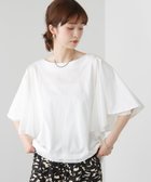【バブ ブージュルード/Bab Bou Jeloud】のWシルケットシフォンドッキングプルオーバー 大人の最旬トレンドファッション＆コーディネート founy(ファウニー) ファッション Fashion レディースファッション Fashion for Women トップス・カットソー Cut & Sew Tops カジュアルプルオーバー・ニットトップス Pullovers & Knit Tops / Casual Pullovers シアー Sheer, See-Through シルク Silk, 100% Silk シルケット Silket, Silky Cotton 人気 Popular, Best Seller フレア Flare, Flared 再入荷 Restock / Back in Stock 夏 Summer thumbnail OFFWHITE|ID: prp329100004986528 ipo3291000000037351317
