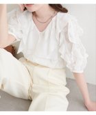 【ナチュラルクチュール/natural couture】のオパールフラワーシアーブラウス 大人の最旬トレンドファッション＆コーディネート founy(ファウニー) ファッション Fashion レディースファッション Fashion for Women トップス・カットソー Cut & Sew Tops シャツ・ブラウス・オフィスカジュアル Elegant Blouses & Button-Ups なめらか Smooth, Silky Texture フラワー Flower, Floral フリル Frill, Ruffle ボトム Bottoms, Lower Wear ルーズ Loose, Oversized レース Lace, Lace Fabric 再入荷 Restock / Back in Stock エレガント 上品 Elegant ビジネス 仕事 通勤 Business / Work / Commuting 2026年 2026 2026春夏・S/S Spring/Summer 2026 SS26 thumbnail オフホワイト|ID: prp329100004986536 ipo3291000000037351372