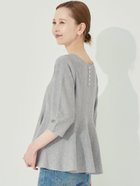 【コカ/COCA】のバックパールペプラムニットトップス 大人の最旬トレンドファッション＆コーディネート founy(ファウニー) ファッション Fashion レディースファッション Fashion for Women トップス・カットソー Cut & Sew Tops ニット Knit Tops & Sweaters 春 Spring サマー Summer, Summer Style タイトスカート Pencil Skirt, Tight Skirt デニム Denim, Jeans Material パール Pearl, Pearl Accent フェミニン Feminine, Girly フレア Flare, Flared ペプラム Peplum, Flared Hem ポケット Pocket, Pocket Detail ロング Long, Long-Length 夏 Summer エレガント 上品 Elegant ビジネス 仕事 通勤 Business / Work / Commuting 2026年 2026 2026春夏・S/S Spring/Summer 2026 SS26 thumbnail Lt.gray|ID: prp329100004986537 ipo3291000000037351377