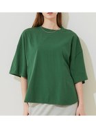 【コカ/COCA】のレギュラーオンス5分袖ビッグTシャツ 大人の最旬トレンドファッション＆コーディネート founy(ファウニー) ファッション Fashion レディースファッション Fashion for Women トップス・カットソー Cut & Sew Tops シャツ・ブラウス・オフィスカジュアル Elegant Blouses & Button-Ups ロングTシャツ・Tシャツ Longline T-Shirts & Tees アウトドア Outdoor Clothing インナー Innerwear 春 Spring カットソー Cut and Sewn Top キャミワンピース Cami Dress, Slip Dress シンプル Simple, Minimal スリット Slit, Slit Detail デニム Denim, Jeans Material 定番 Standard, Basic Item パープル Purple, Violet ビッグ Big, Oversized ベスト Vest, Waistcoat ベーシック Basic, Essential ポケット Pocket, Pocket Detail 半袖 Short Sleeve, Half Sleeve 無地 Plain, Solid Color ラウンド Round, Round Neck ルーズ Loose, Oversized レギュラー Regular, Standard Fit ロング Long, Long-Length 夏 Summer 2026年 2026 2026春夏・S/S Spring/Summer 2026 SS26 thumbnail Green|ID: prp329100004986544 ipo3291000000037351424