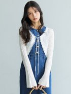 【スナイデル/SNIDEL】のレーストリムクロップドカーディガン 大人の最旬トレンドファッション＆コーディネート founy(ファウニー) ファッション Fashion レディースファッション Fashion for Women トップス・カットソー Cut & Sew Tops カーディガン・羽織り Layered Style Cardigans おすすめ Recommended / Our Picks イエロー Yellow ウェーブ Wavy Pattern カーディガン Cardigan, Knitwear クロップド Cropped, Short Length シアー Sheer, See-Through スマート Smart, Elegant トリミング Trimming, Decorative Edge トレンド Trend, Trending Now バランス Balance, Style Balance フェミニン Feminine, Girly レース Lace, Lace Fabric thumbnail IVR[003]|ID: prp329100004986545 ipo3291000000037351428