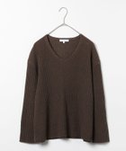 【グローバルワーク/GLOBAL WORK】のペーパーヤーンニットプルオーバー長袖/646687 大人の最旬トレンドファッション＆コーディネート founy(ファウニー) ファッション Fashion レディースファッション Fashion for Women トップス・カットソー Cut & Sew Tops ニット Knit Tops & Sweaters カジュアルプルオーバー・ニットトップス Pullovers & Knit Tops / Casual Pullovers おすすめ Recommended / Our Picks アンティーク Antique-Inspired カフス Cuff Design カーディガン Cardigan, Knitwear サマー Summer, Summer Style スプリング Spring, Spring Collection デニム Denim, Jeans Material メッシュ Mesh, Net Fabric 夏 Summer 旅行 Travel 春 Spring S/S・春夏 SS, Spring/Summer, Warm Season 軽量 Lightweight, Ultra Light 長袖 Long Sleeve, Full Sleeve thumbnail ダークブラウン58|ID: prp329100004986547 ipo3291000000037351439
