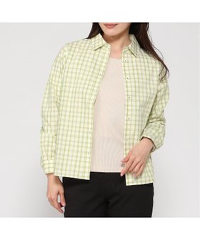【クロコダイル/CROCODILE】のノンアイロン チェック ブラウス 大人の最旬トレンドファッション＆コーディネート founy(ファウニー) ファッション Fashion レディースファッション Fashion for Women トップス・カットソー Cut & Sew Tops シャツ・ブラウス・オフィスカジュアル Elegant Blouses & Button-Ups チェック Check, Plaid, Tartan パターン Pattern, Design Print |ID:prp329100004986552