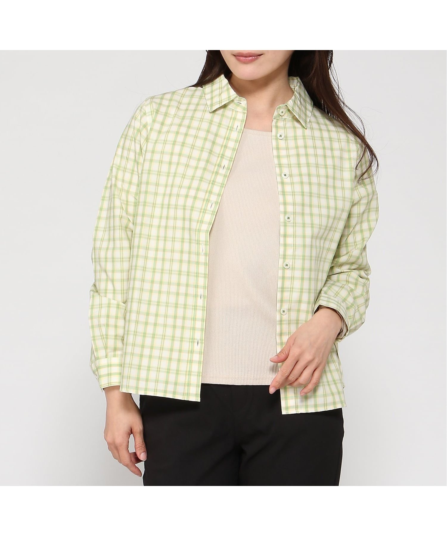 【クロコダイル/CROCODILE】のノンアイロン チェック ブラウス 大人の最旬トレンドファッション＆コーディネート founy(ファウニー) 　ファッション　Fashion　レディースファッション　Fashion for Women　トップス・カットソー　Cut & Sew Tops　シャツ・ブラウス・オフィスカジュアル　Elegant Blouses & Button-Ups　チェック　Check, Plaid, Tartan　パターン　Pattern, Design Print　 other-1|ID: prp329100004986552 ipo3291000000037351459