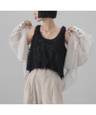 【ローリーズファーム/LOWRYS FARM】のフェザー2WAYベスト 大人の最旬トレンドファッション＆コーディネート founy(ファウニー) ファッション Fashion レディースファッション Fashion for Women アウター Coat / Outerwear Collection トップス・カットソー Cut & Sew Tops ベスト&ジレ / 重ね着スタイル Vests & Gilets おすすめ Recommended / Our Picks ガーリー Girly, Feminine Style シンプル Simple, Minimal デニム Denim, Jeans Material フェザー Feather, Feather Detail ベスト Vest, Waistcoat thumbnail ブラック09|ID: prp329100004986555 ipo3291000000037351479
