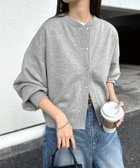 【アンドミー/andme】の前後2way 裏毛 スウェット トップス 大人の最旬トレンドファッション＆コーディネート founy(ファウニー) ファッション Fashion レディースファッション Fashion for Women トップス・カットソー Cut & Sew Tops レディースパーカー・カジュアルフーディー Casual Hoodies & Sweatshirts スウェット・クルーネックトップス Sweatshirts & Crewnecks / Relaxed Fit Sweat Tops コンパクト Compact, Small Size ショルダー Shoulder, Shoulder Strap シンプル Simple, Minimal スウェット / スエット Sweatshirt, Sweatwear ドロップ Drop Shoulder, Dropped Style フロント Front, Front Design リラックス Relax, Relaxed Fit thumbnail 杢グレー|ID: prp329100004986557 ipo3291000000037351499