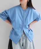 【アンドミー/andme】の前後2way 裏毛 スウェット トップス 大人の最旬トレンドファッション＆コーディネート founy(ファウニー) ファッション Fashion レディースファッション Fashion for Women トップス・カットソー Cut & Sew Tops レディースパーカー・カジュアルフーディー Casual Hoodies & Sweatshirts スウェット・クルーネックトップス Sweatshirts & Crewnecks / Relaxed Fit Sweat Tops コンパクト Compact, Small Size ショルダー Shoulder, Shoulder Strap シンプル Simple, Minimal スウェット / スエット Sweatshirt, Sweatwear ドロップ Drop Shoulder, Dropped Style フロント Front, Front Design リラックス Relax, Relaxed Fit thumbnail ライトブルー|ID: prp329100004986557 ipo3291000000037351506