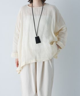 【かぐれ/kagure / URBAN RESEARCH】のリネンボイルワイドプルオーバー 大人の最旬トレンドファッション＆コーディネート founy(ファウニー) ファッション Fashion レディースファッション Fashion for Women トップス・カットソー Cut & Sew Tops カジュアルプルオーバー・ニットトップス Pullovers & Knit Tops / Casual Pullovers 2026年 2026 2026春夏・S/S Spring/Summer 2026 SS26 おすすめ Recommended / Our Picks リネン Linen, Linen Fabric ロング Long, Long-Length ワイド Wide, Wide Fit エレガント 上品 Elegant 夏 Summer S/S・春夏 SS, Spring/Summer, Warm Season 長袖 Long Sleeve, Full Sleeve |ID:prp329100004986563