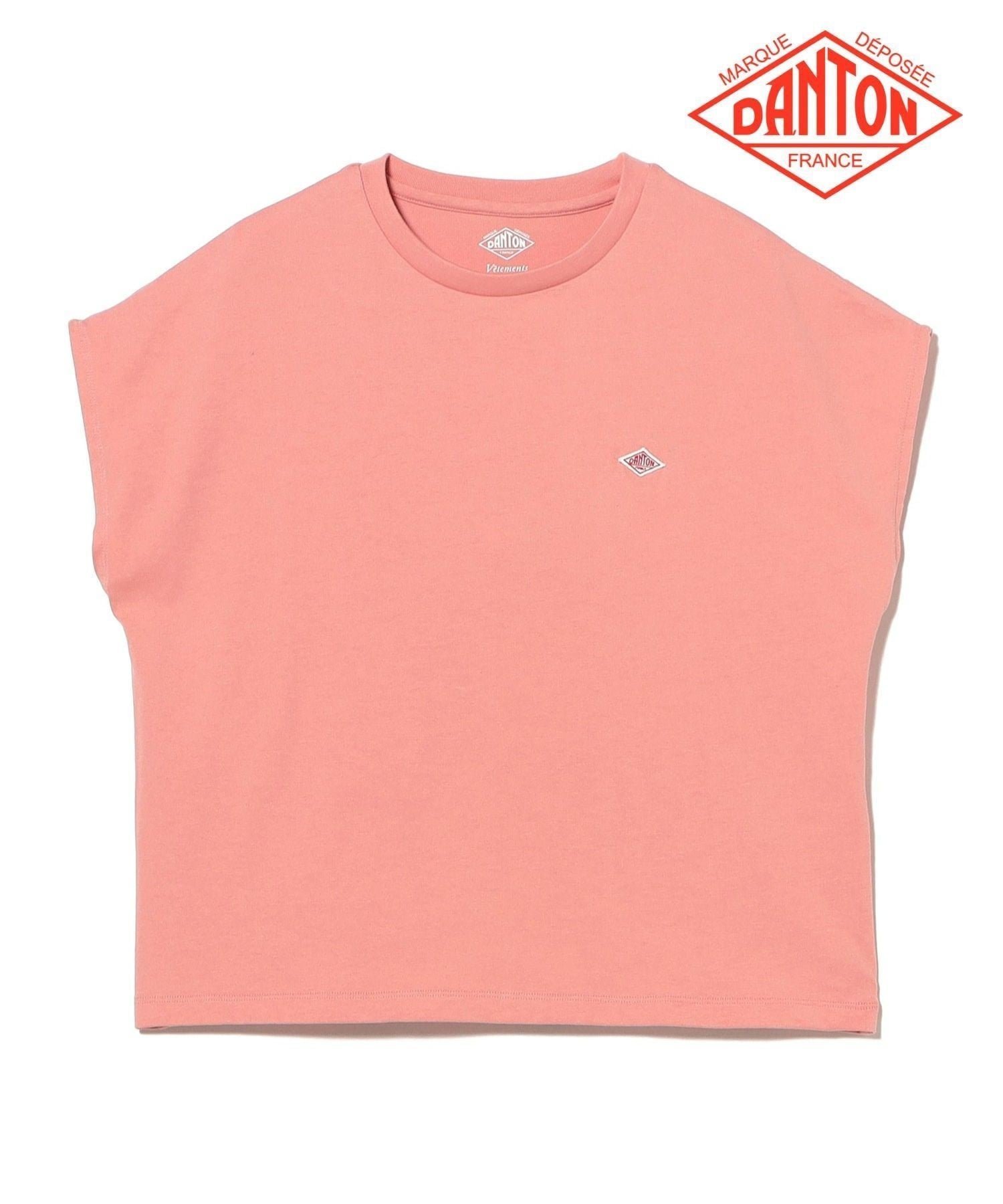 【ビームス ウイメン/BEAMS】の【WEB限定】DANTON / ドルマン スリーブ Tシャツ インテリア・キッズ・メンズ・レディースファッション・服の通販 founy(ファウニー) 　ファッション　Fashion　レディースファッション　Fashion for Women　トップス・カットソー　Cut & Sew Tops　シャツ・ブラウス・オフィスカジュアル　Elegant Blouses & Button-Ups　ロングTシャツ・Tシャツ　Longline T-Shirts & Tees　シンプル　Simple, Minimal　スリーブ　Sleeve, Long Sleeve / Short Sleeve　バランス　Balance, Style Balance　フランス　France, French　フレア　Flare, Flared　フレンチ　French, French Style　半袖　Short Sleeve, Half Sleeve　リラックス　Relax, Relaxed Fit　ワイド　Wide, Wide Fit　ワーク　Workwear, Utility Style　PINK|ID: prp329100004986567 ipo3291000000037351586