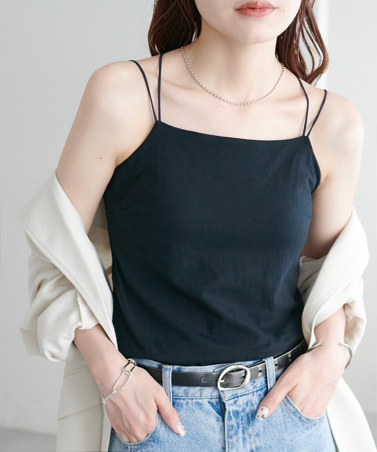 【ディスコート/Discoat】の【3サイズ展開】吸水速乾カップ付キャミソール 大人の最旬トレンドファッション＆コーディネート founy(ファウニー) 　ファッション　Fashion　レディースファッション　Fashion for Women　トップス・カットソー　Cut & Sew Tops　キャミソール&ノースリーブ　Camisoles & Sleeveless Tops　インナー　Innerwear　キャミソール　Camisole, Spaghetti Strap Top　吸水　Absorbent, Quick-Dry　スラックス　Slacks, Dress Pants　デニム　Denim, Jeans Material　ビンテージ　Vintage, Retro Style　フィット　Fit, Slim Fit　ブラジャー　Bra, Lingerie　おすすめ　Recommended / Our Picks　 other-1|ID: prp329100004986570 ipo3291000000037351600