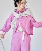 【フリークスストア/FREAK'S STORE】の別注 マルチカラー 長袖ショートシャツ/ストライプシャツ 大人の最旬トレンドファッション＆コーディネート founy(ファウニー) ファッション Fashion レディースファッション Fashion for Women トップス・カットソー Cut & Sew Tops シャツ・ブラウス・オフィスカジュアル Elegant Blouses & Button-Ups インナー Innerwear カラフル Colorful Design ギンガム Gingham, Gingham Fabric クロップド Cropped, Short Length コンパクト Compact, Small Size ショート Short, Short Length スウェット / スエット Sweatshirt, Sweatwear ストライプ Stripe, Striped Pattern スペシャル Special, Limited Edition タートルネック Turtleneck, High Neck チェック Check, Plaid, Tartan 長袖 Long Sleeve, Full Sleeve ベーシック Basic, Essential 別注 Limited Edition, Custom Order 羽織 Haori, Light Jacket ロング Long, Long-Length ワンポイント One Point, Statement Accent S/S・春夏 SS, Spring/Summer, Warm Season おすすめ Recommended / Our Picks 夏 Summer 2026年 2026 2026春夏・S/S Spring/Summer 2026 SS26 thumbnail コーラルピンク|ID: prp329100004986571 ipo3291000000037351607