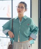 【フリークスストア/FREAK'S STORE】の別注 マルチカラー 長袖ショートシャツ/ストライプシャツ 大人の最旬トレンドファッション＆コーディネート founy(ファウニー) ファッション Fashion レディースファッション Fashion for Women トップス・カットソー Cut & Sew Tops シャツ・ブラウス・オフィスカジュアル Elegant Blouses & Button-Ups インナー Innerwear カラフル Colorful Design ギンガム Gingham, Gingham Fabric クロップド Cropped, Short Length コンパクト Compact, Small Size ショート Short, Short Length スウェット / スエット Sweatshirt, Sweatwear ストライプ Stripe, Striped Pattern スペシャル Special, Limited Edition タートルネック Turtleneck, High Neck チェック Check, Plaid, Tartan 長袖 Long Sleeve, Full Sleeve ベーシック Basic, Essential 別注 Limited Edition, Custom Order 羽織 Haori, Light Jacket ロング Long, Long-Length ワンポイント One Point, Statement Accent S/S・春夏 SS, Spring/Summer, Warm Season おすすめ Recommended / Our Picks 夏 Summer 2026年 2026 2026春夏・S/S Spring/Summer 2026 SS26 thumbnail グリーン|ID: prp329100004986571 ipo3291000000037351608