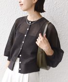 【シップス/SHIPS】の手洗い可能 16G カーディガン 大人の最旬トレンドファッション＆コーディネート founy(ファウニー) ファッション Fashion レディースファッション Fashion for Women トップス・カットソー Cut & Sew Tops カーディガン・羽織り Layered Style Cardigans カーディガン Cardigan, Knitwear コンパクト Compact, Small Size シアー Sheer, See-Through ツイスト Tweed, Tweed Fabric フォルム Silhouette, Form ポケット Pocket, Pocket Detail 半袖 Short Sleeve, Half Sleeve 夏 Summer 2026年 2026 2026春夏・S/S Spring/Summer 2026 SS26 thumbnail ダークグレー|ID: prp329100004986576 ipo3291000000037351650