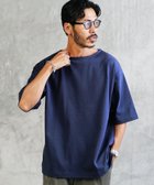 【その他のブランド/Other】のヘビーオンス 5分袖 バスクシャツ Tシャツ 26SS 大人の最旬トレンドファッション&コーディネート founy(ファウニー) ファッション Fashion レディースファッション Fashion for Women トップス・カットソー Cut & Sew Tops シャツ・ブラウス・オフィスカジュアル Elegant Blouses & Button-Ups ロングTシャツ・Tシャツ Longline T-Shirts & Tees スラックス Slacks, Dress Pants スリット Slit, Slit Detail デニム Denim, Jeans Material バスク Basque, Basque Style ワーク Workwear, Utility Style 夏 Summer ビジネス 仕事 通勤 Business / Work / Commuting 2026年 2026 2026春夏・S/S Spring/Summer 2026 SS26 thumbnail ネイビー|ID: prp329100004986577 ipo3291000000037351672