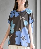 【アールピーエス/rps】の花柄プリントT 大人の最旬トレンドファッション＆コーディネート founy(ファウニー) ファッション Fashion レディースファッション Fashion for Women フラワー Flower, Floral プリント Print, Printed Pattern 再入荷 Restock / Back in Stock 夏 Summer thumbnail チャコールグレー|ID: prp329100004986581 ipo3291000000037351697