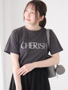 【テチチ/Te chichi】のラインストーン*刺繍Tシャツ 大人の最旬トレンドファッション＆コーディネート founy(ファウニー) ファッション Fashion レディースファッション Fashion for Women トップス・カットソー Cut & Sew Tops シャツ・ブラウス・オフィスカジュアル Elegant Blouses & Button-Ups ロングTシャツ・Tシャツ Longline T-Shirts & Tees シンプル Simple, Minimal ストーン Stone, Gem-Like ワンポイント One Point, Statement Accent thumbnail チャコールグレー|ID: prp329100004986602 ipo3291000000037351816