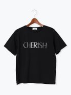 【テチチ/Te chichi】のラインストーン*刺繍Tシャツ 大人の最旬トレンドファッション＆コーディネート founy(ファウニー) ファッション Fashion レディースファッション Fashion for Women トップス・カットソー Cut & Sew Tops シャツ・ブラウス・オフィスカジュアル Elegant Blouses & Button-Ups ロングTシャツ・Tシャツ Longline T-Shirts & Tees シンプル Simple, Minimal ストーン Stone, Gem-Like ワンポイント One Point, Statement Accent thumbnail ブラック|ID: prp329100004986602 ipo3291000000037351817