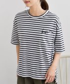 【アールピーエス/rps】のペアーキャット刺繍ポケットT 大人の最旬トレンドファッション&コーディネート founy(ファウニー) ファッション Fashion レディースファッション Fashion for Women カットソー Cut and Sewn Top ショルダー Shoulder, Shoulder Strap スリット Slit, Slit Detail ドロップ Drop Shoulder, Dropped Style ポケット Pocket, Pocket Detail ワンポイント One Point, Statement Accent 猫 Cat, Kitty thumbnail ボーダー|ID: prp329100004986605 ipo3291000000037351835