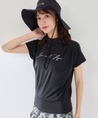 【ジュンアンドロペ/JUN&ROPE】の【UV】【接触冷感】強撚スムースギャザープルオーバー 大人の最旬トレンドファッション＆コーディネート founy(ファウニー) ファッション Fashion レディースファッション Fashion for Women トップス・カットソー Cut & Sew Tops カジュアルプルオーバー・ニットトップス Pullovers & Knit Tops / Casual Pullovers ギャザー Gathered, Ruffled ゴルフ Golf スリーブ Sleeve, Long Sleeve / Short Sleeve フレンチ French, French Style ポケット Pocket, Pocket Detail 人気 Popular, Best Seller 夏 Summer 軽量 Lightweight, Ultra Light thumbnail ブラック(01)|ID: prp329100004986606 ipo3291000000037351837
