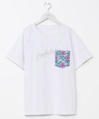 【アミナコレクション/Amina Collection】の【カヒコ】エケアホUVカットメンズTシャツ 大人の最旬トレンドファッション＆コーディネート founy(ファウニー) ファッション Fashion レディースファッション Fashion for Women トップス・カットソー Cut & Sew Tops シャツ・ブラウス・オフィスカジュアル Elegant Blouses & Button-Ups ロングTシャツ・Tシャツ Longline T-Shirts & Tees プリント Print, Printed Pattern ポケット Pocket, Pocket Detail メンズ Men's, Menswear 夏 Summer thumbnail ホワイト|ID: prp329100004986609 ipo3291000000037351851