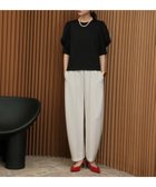 【リバーフィールド アンド コー/RIVER FIELD & Co】の【2026SS】タックパフスリーブブラウスライクカットソー(半袖)【洗える】 大人の最旬トレンドファッション＆コーディネート founy(ファウニー) ファッション Fashion レディースファッション Fashion for Women トップス・カットソー Cut & Sew Tops シャツ・ブラウス・オフィスカジュアル Elegant Blouses & Button-Ups カットソー・ベーシックTシャツ Cut-and-Sewn Tops / Stretch Tees & Basics イエロー Yellow 洗える Machine Washable シンプル Simple, Minimal スリーブ Sleeve, Long Sleeve / Short Sleeve フォルム Silhouette, Form ボトム Bottoms, Lower Wear 半袖 Short Sleeve, Half Sleeve 再入荷 Restock / Back in Stock エレガント 上品 Elegant 2026年 2026 2026春夏・S/S Spring/Summer 2026 SS26 thumbnail BK|ID: prp329100004986612 ipo3291000000037351866