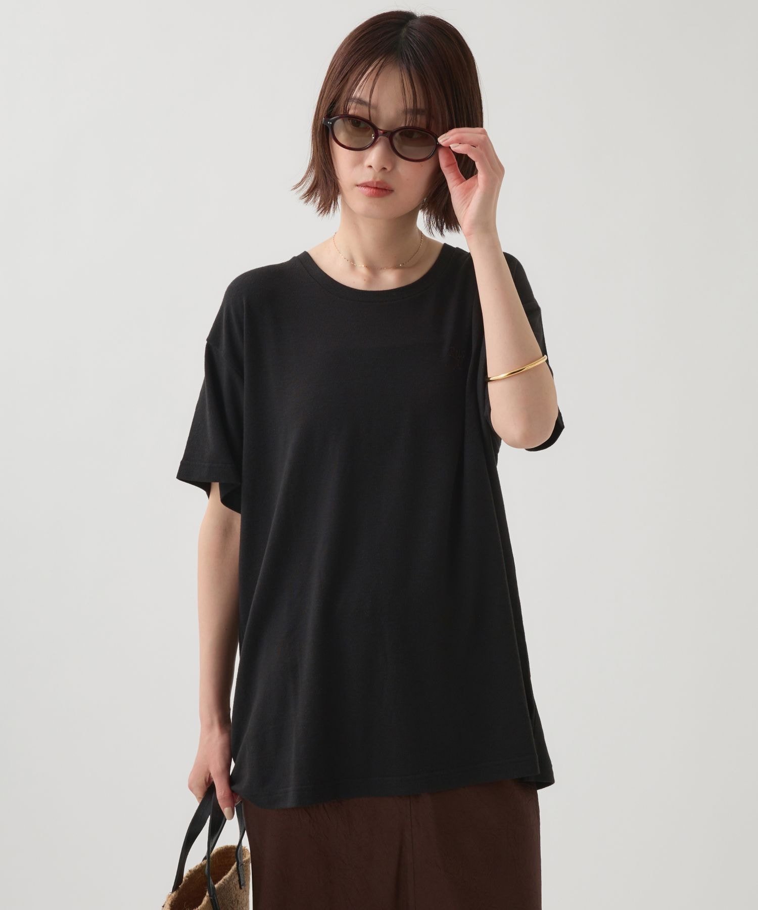 【バビロン/BABYLONE / KIDS】の【RUSSELL ATHLETIC】 別注 スラブロゴT インテリア・キッズ・メンズ・レディースファッション・服の通販 founy(ファウニー) 　ファッション　Fashion　キッズファッション　Fashion for Kids　アメリカン　American Style　コンパクト　Compact, Small Size　シンプル　Simple, Minimal　ストレッチ　Stretch, Stretchy Fabric　スポーツ　Sports, Activewear　とろみ　Fluid, Flowy Fabric　プリント　Print, Printed Pattern　別注　Limited Edition, Custom Order　ラッセル　Raschel, Raschel Lace　ラバー　Rubber, Rubber Sole　再入荷　Restock / Back in Stock　エレガント 上品　Elegant　ブラック19|ID: prp329100004986613 ipo3291000000037351871