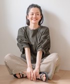 【スタディオ クリップ/studio CLIP】のタックパフスリーブプルプルオーバー 大人の最旬トレンドファッション＆コーディネート founy(ファウニー) ファッション Fashion レディースファッション Fashion for Women トップス・カットソー Cut & Sew Tops カジュアルプルオーバー・ニットトップス Pullovers & Knit Tops / Casual Pullovers おすすめ Recommended / Our Picks カットソー Cut and Sewn Top スリーブ Sleeve, Long Sleeve / Short Sleeve デニム Denim, Jeans Material ドッキング Docking, Mixed Material フレア Flare, Flared ボトム Bottoms, Lower Wear レース Lace, Lace Fabric thumbnail スモーク16|ID: prp329100004986618 ipo3291000000037351888