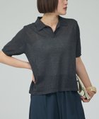 【カリテ/qualite】のラメポロニットTシャツ 大人の最旬トレンドファッション＆コーディネート founy(ファウニー) ファッション Fashion レディースファッション Fashion for Women トップス・カットソー Cut & Sew Tops ニット Knit Tops & Sweaters シャツ・ブラウス・オフィスカジュアル Elegant Blouses & Button-Ups ロングTシャツ・Tシャツ Longline T-Shirts & Tees おすすめ Recommended / Our Picks なめらか Smooth, Silky Texture インナー Innerwear コンパクト Compact, Small Size シンプル Simple, Minimal ジャケット Jacket, Outerwear バランス Balance, Style Balance リラックス Relax, Relaxed Fit ワイド Wide, Wide Fit エレガント 上品 Elegant thumbnail チャコールグレー|ID: prp329100004986623 ipo3291000000037351920