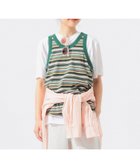 【ビームス ウイメン/BEAMS】のマルチボーダー タンクトップ 大人の最旬トレンドファッション＆コーディネート founy(ファウニー) ファッション Fashion レディースファッション Fashion for Women インナー Innerwear カーディガン Cardigan, Knitwear コンパクト Compact, Small Size スポーティ Sporty, Casual Athletic セットアップ Set-Up, Coordinated Outfit タンク Tank Top, Sleeveless Top ネップ Nepp, Slub Yarn プリント Print, Printed Pattern ボーダー Border, Stripe ラバー Rubber, Rubber Sole thumbnail GREEN|ID: prp329100004986624 ipo3291000000037351926