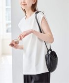 【ユーバイ スピック&スパン/U by Spick&Span】のサイドスリットノースリーブ 大人の最旬トレンドファッション＆コーディネート founy(ファウニー) ファッション Fashion レディースファッション Fashion for Women トップス・カットソー Cut & Sew Tops キャミソール&ノースリーブ Camisoles & Sleeveless Tops シンプル Simple, Minimal スタイリッシュ Stylish, Fashionable スリット Slit, Slit Detail バランス Balance, Style Balance ボトム Bottoms, Lower Wear エレガント 上品 Elegant 人気 Popular, Best Seller thumbnail ホワイト|ID: prp329100004986626 ipo3291000000037351930