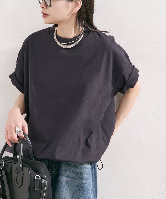 【ジャーナルスタンダード/JOURNAL STANDARD】の《追加2》シャーリングTシャツ インテリア・キッズ・メンズ・レディースファッション・服の通販 founy(ファウニー) https://founy.com/ ファッション Fashion レディースファッション Fashion for Women トップス・カットソー Cut & Sew Tops シャツ・ブラウス・オフィスカジュアル Elegant Blouses & Button-Ups ロングTシャツ・Tシャツ Longline T-Shirts & Tees インナー Innerwear シャーリング Shirring, Ruched シンプル Simple, Minimal トレンド Trend, Trending Now ドローコード Drawcord, Drawstring Cord |ID: prp329100004986628 ipo3291000000037351943