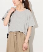 【ジャーナルスタンダード レリューム/JOURNAL STANDARD relume】の《追加》オーガニックコットン汗染み防止2WAY TEE 大人の最旬トレンドファッション&コーディネート founy(ファウニー) ファッション Fashion レディースファッション Fashion for Women 2026年 2026 2026春夏・S/S Spring/Summer 2026 SS26 ロング Long, Long-Length ワイド Wide, Wide Fit 半袖 Short Sleeve, Half Sleeve 春 Spring 秋 Autumn thumbnail グレーB|ID: prp329100004986629 ipo3291000000037351950