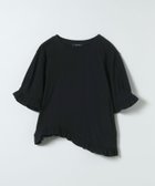【ジーナシス/JEANASiS】のスラブフリルSS TEE 大人の最旬トレンドファッション＆コーディネート founy(ファウニー) ファッション Fashion レディースファッション Fashion for Women おすすめ Recommended / Our Picks タンク Tank Top, Sleeveless Top デニム Denim, Jeans Material ビスチェ Bustier, Corset Top フリル Frill, Ruffle ベスト Vest, Waistcoat ボトム Bottoms, Lower Wear ミリタリー Military, Army Style thumbnail ブラック|ID: prp329100004986633 ipo3291000000037351967