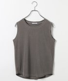 【ベイフロー/BAYFLOW】のピグメントリブノースリーブTシャツ 大人の最旬トレンドファッション＆コーディネート founy(ファウニー) ファッション Fashion レディースファッション Fashion for Women トップス・カットソー Cut & Sew Tops キャミソール&ノースリーブ Camisoles & Sleeveless Tops シャツ・ブラウス・オフィスカジュアル Elegant Blouses & Button-Ups ロングTシャツ・Tシャツ Longline T-Shirts & Tees おすすめ Recommended / Our Picks インナー Innerwear コンパクト Compact, Small Size ストレッチ Stretch, Stretchy Fabric ノースリーブ Sleeveless, No-Sleeve ボトム Bottoms, Lower Wear 羽織 Haori, Light Jacket thumbnail チャコール18|ID: prp329100004986635 ipo3291000000037351976