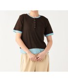 【ビームス ハート/BEAMS HEART】のヘンリーネック レイヤード プルオーバー 26SS ウォッシャブル トレンド 大人の最旬トレンドファッション＆コーディネート founy(ファウニー) ファッション Fashion レディースファッション Fashion for Women トップス・カットソー Cut & Sew Tops カジュアルプルオーバー・ニットトップス Pullovers & Knit Tops / Casual Pullovers インナー Innerwear ウォッシャブル Machine Washable カットソー Cut and Sewn Top 今季 This Season, Current Season シアー Sheer, See-Through スタイリッシュ Stylish, Fashionable デニム Denim, Jeans Material トレンド Trend, Trending Now ドッキング Docking, Mixed Material バランス Balance, Style Balance フィット Fit, Slim Fit フロント Front, Front Design ワイド Wide, Wide Fit 2026年 2026 2026春夏・S/S Spring/Summer 2026 SS26 thumbnail BROWN|ID: prp329100004986638 ipo3291000000037351994