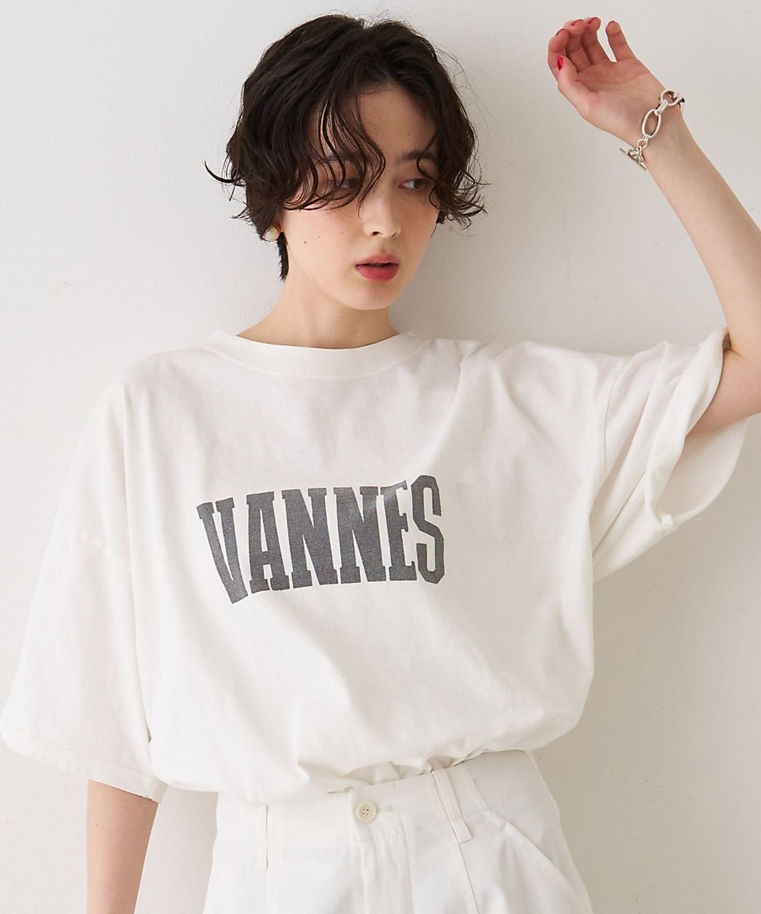 【ルージュヴィフラクレ/Rouge vif la cle】の【最終在庫入荷】【REMI RELIEF/レミレリーフ】別注 VANNES ロゴ インテリア・キッズ・メンズ・レディースファッション・服の通販 founy(ファウニー) 　ファッション　Fashion　レディースファッション　Fashion for Women　シンプル　Simple, Minimal　スペシャル　Special, Limited Edition　ダメージ　Distressed, Destroyed　フランス　France, French　別注　Limited Edition, Custom Order　ランダム　Random, Irregular　アイボリー|ID: prp329100004986644 ipo3291000000037352034