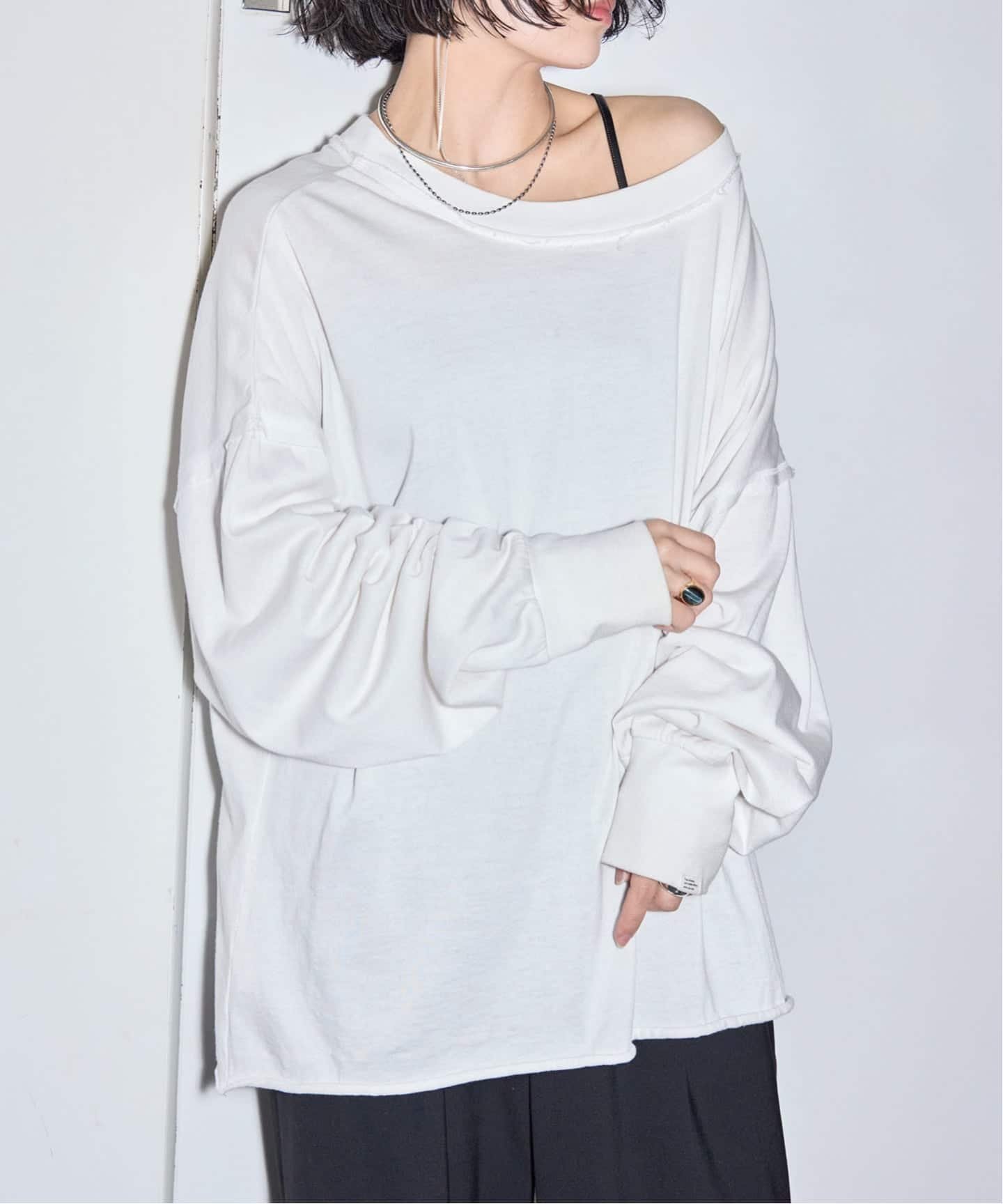 【シティーショップ/CITYSHOP】の《追加》HIGH GAUGH URAKE PULLOVER カットソー インテリア・キッズ・メンズ・レディースファッション・服の通販 founy(ファウニー) 　ファッション　Fashion　レディースファッション　Fashion for Women　トップス・カットソー　Cut & Sew Tops　カジュアルプルオーバー・ニットトップス　Pullovers & Knit Tops / Casual Pullovers　カットソー・ベーシックTシャツ　Cut-and-Sewn Tops / Stretch Tees & Basics　2026年　2026　2026春夏・S/S　Spring/Summer 2026 SS26　カットソー　Cut and Sewn Top　人気　Popular, Best Seller　吸水　Absorbent, Quick-Dry　夏　Summer　秋　Autumn　ホワイト|ID: prp329100004986645 ipo3291000000037352043