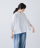 【かぐれ/kagure / URBAN RESEARCH】のワイド6分袖プルオーバー 大人の最旬トレンドファッション＆コーディネート founy(ファウニー) ファッション Fashion レディースファッション Fashion for Women トップス・カットソー Cut & Sew Tops カジュアルプルオーバー・ニットトップス Pullovers & Knit Tops / Casual Pullovers コンパクト Compact, Small Size ドレープ Drape, Draping Fabric ワイド Wide, Wide Fit S/S・春夏 SS, Spring/Summer, Warm Season 夏 Summer エレガント 上品 Elegant 2026年 2026 2026春夏・S/S Spring/Summer 2026 SS26 thumbnail オフホワイト|ID: prp329100004986650 ipo3291000000037352059