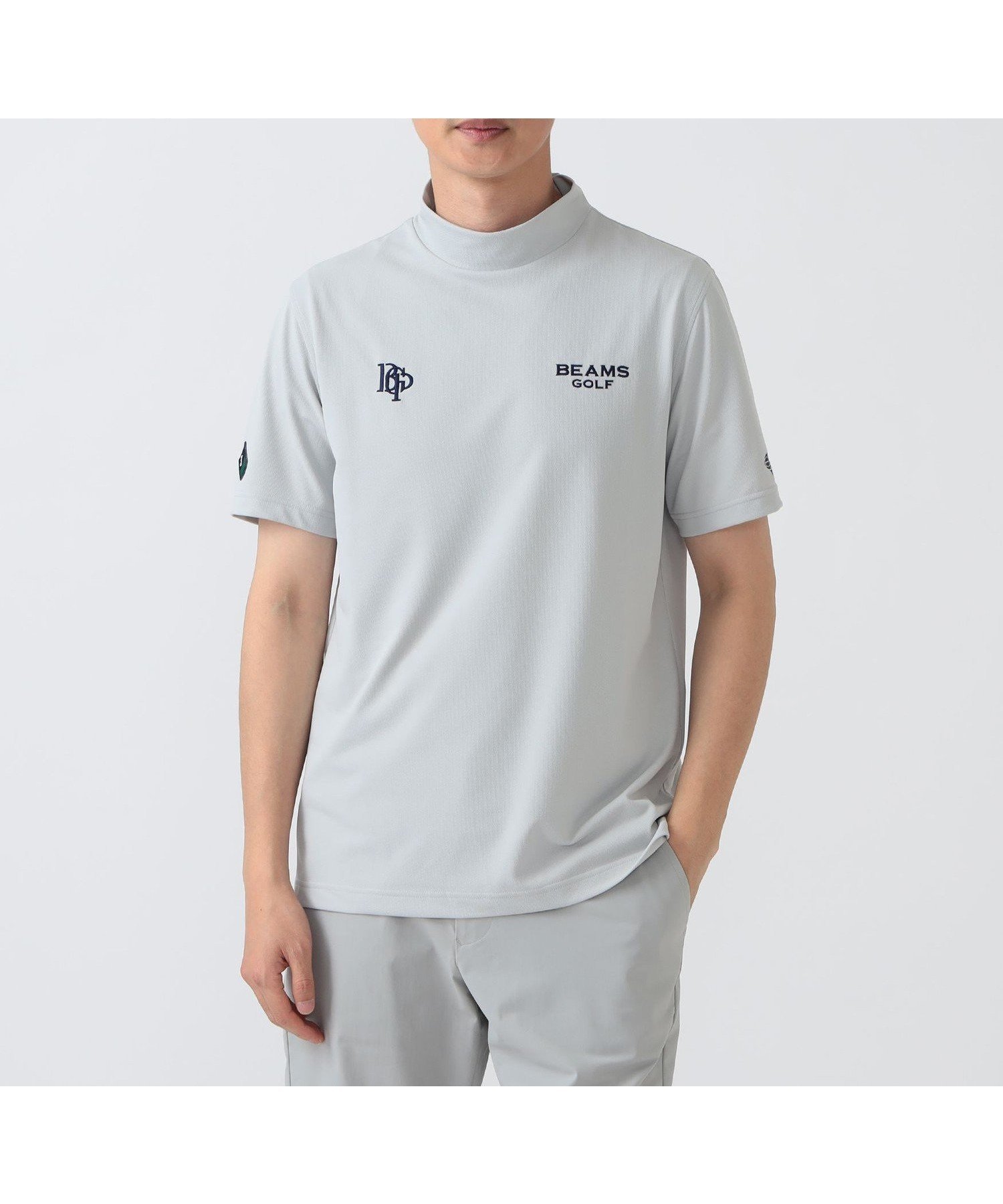 【ビームス ゴルフ/BEAMS GOLF】のPURPLE LABEL / スフィダンテ モックネックシャツ(吸水速乾・UVカット) インテリア・キッズ・メンズ・レディースファッション・服の通販 founy(ファウニー) 　ファッション　Fashion　レディースファッション　Fashion for Women　トップス・カットソー　Cut & Sew Tops　シャツ・ブラウス・オフィスカジュアル　Elegant Blouses & Button-Ups　カッティング　Cutting Detail　吸水　Absorbent, Quick-Dry　シンプル　Simple, Minimal　スタンダード　Standard, Basic　ストレッチ　Stretch, Stretchy Fabric　スマート　Smart, Elegant　人気　Popular, Best Seller　バランス　Balance, Style Balance　エレガント 上品　Elegant　ゴルフ　Golf　GREY|ID: prp329100004986656 ipo3291000000037352083