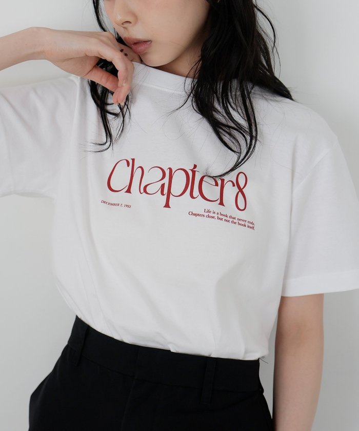 【リアン/Lian】のChapterロゴTシャツ インテリア・キッズ・メンズ・レディースファッション・服の通販 founy(ファウニー) https://founy.com/ ファッション Fashion レディースファッション Fashion for Women トップス・カットソー Cut & Sew Tops シャツ・ブラウス・オフィスカジュアル Elegant Blouses & Button-Ups ロングTシャツ・Tシャツ Longline T-Shirts & Tees |ID: prp329100004986662 ipo3291000000037352454