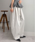 【ラナン/Ranan】のRanan/カーブシルエットサイドタックパンツ 大人の最旬トレンドファッション＆コーディネート founy(ファウニー) ファッション Fashion レディースファッション Fashion for Women パンツ Pants & Trousers ギャザー Gathered, Ruffled ジャケット Jacket, Outerwear ツイル Twist, Twisted Detail トレンド Trend, Trending Now 定番 Standard, Basic Item フィット Fit, Slim Fit フロント Front, Front Design ポケット Pocket, Pocket Detail リラックス Relax, Relaxed Fit ロング Long, Long-Length 再入荷 Restock / Back in Stock おすすめ Recommended / Our Picks エレガント 上品 Elegant thumbnail IV|ID: prp329100004986674 ipo3291000000037352905