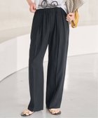 【スピック&スパン/Spick & Span】の《セットアップ可》ハイブリッドリネンイージーパンツ 大人の最旬トレンドファッション＆コーディネート founy(ファウニー) ファッション Fashion レディースファッション Fashion for Women セットアップ Matching Sets レディースパンツ・ボトムス Pants & Trousers / Bottoms おすすめ Recommended / Our Picks ジャケット Jacket, Outerwear セットアップ Set-Up, Coordinated Outfit リネン Linen, Linen Fabric リラックス Relax, Relaxed Fit thumbnail ブラック|ID: prp329100004986676 ipo3291000000037352919