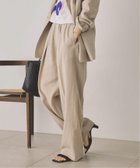 【スピック&スパン/Spick & Span】の《セットアップ可》ハイブリッドリネンイージーパンツ 大人の最旬トレンドファッション＆コーディネート founy(ファウニー) ファッション Fashion レディースファッション Fashion for Women セットアップ Matching Sets レディースパンツ・ボトムス Pants & Trousers / Bottoms おすすめ Recommended / Our Picks ジャケット Jacket, Outerwear セットアップ Set-Up, Coordinated Outfit リネン Linen, Linen Fabric リラックス Relax, Relaxed Fit thumbnail ベージュ|ID: prp329100004986676 ipo3291000000037352920