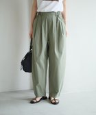 【ベイフロー/BAYFLOW】の吸水速乾/接触冷感/UVカット テックリネンバルーンパンツ 大人の最旬トレンドファッション＆コーディネート founy(ファウニー) ファッション Fashion レディースファッション Fashion for Women パンツ Pants & Trousers おすすめ Recommended / Our Picks コンパクト Compact, Small Size ストレッチ Stretch, Stretchy Fabric バルーン Balloon, Balloon Silhouette フロント Front, Front Design 吸水 Absorbent, Quick-Dry 夏 Summer 旅行 Travel 春 Spring S/S・春夏 SS, Spring/Summer, Warm Season 楽ちん Easy Fit, Comfortable thumbnail カーキ78|ID: prp329100004986678 ipo3291000000037352935