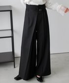 【ラジュール/Lajour】の日本製 ラップデザインパンツ 大人の最旬トレンドファッション＆コーディネート founy(ファウニー) ファッション Fashion レディースファッション Fashion for Women パンツ Pants & Trousers ツイル Twist, Twisted Detail マニッシュ Mannish, Boyish ラップ Wrap, Wrap Design 日本製 Made In Japan thumbnail ブラック|ID: prp329100004986682 ipo3291000000037352958