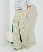 【フリークスストア/FREAK'S STORE】のポコポコストライプイージーパンツ【限定展開】 大人の最旬トレンドファッション＆コーディネート founy(ファウニー) ファッション Fashion レディースファッション Fashion for Women パンツ Pants & Trousers 2026年 2026 2026春夏・S/S Spring/Summer 2026 SS26 ストライプ Stripe, Striped Pattern リラックス Relax, Relaxed Fit エレガント 上品 Elegant 夏 Summer S/S・春夏 SS, Spring/Summer, Warm Season thumbnail グリーン|ID: prp329100004986684 ipo3291000000037352969