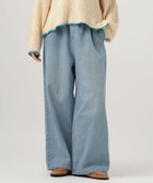 【ベイフロー/BAYFLOW】の本格見えなのに楽ちん デニムイージーパンツ(WEB限定) 大人の最旬トレンドファッション＆コーディネート founy(ファウニー) ファッション Fashion レディースファッション Fashion for Women パンツ Pants & Trousers ウォッシュ Washed Finish カーディガン Cardigan, Knitwear ショート Short, Short Length スウェット / スエット Sweatshirt, Sweatwear デニム Denim, Jeans Material 定番 Standard, Basic Item ベーシック Basic, Essential 楽ちん Easy Fit, Comfortable おすすめ Recommended / Our Picks thumbnail サックス85|ID: prp329100004986686 ipo3291000000037352976