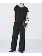 【コカ/COCA】の【速乾/ストレッチ】カットジョーゼットイージーパンツ 大人の最旬トレンドファッション＆コーディネート founy(ファウニー) ファッション Fashion レディースファッション Fashion for Women パンツ Pants & Trousers カットソー Cut and Sewn Top シンプル Simple, Minimal ジャケット Jacket, Outerwear ジョーゼット Georgette, Semi-Sheer Fabric ストレッチ Stretch, Stretchy Fabric ストレート Straight, Straight Cut スラックス Slacks, Dress Pants ベーシック Basic, Essential ポケット Pocket, Pocket Detail 無地 Plain, Solid Color リラックス Relax, Relaxed Fit ロング Long, Long-Length 楽ちん Easy Fit, Comfortable エレガント 上品 Elegant ビジネス 仕事 通勤 Business / Work / Commuting 2026年 2026 2026春夏・S/S Spring/Summer 2026 SS26 thumbnail Black|ID: prp329100004986687 ipo3291000000037352979