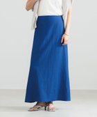 【デミルクス ビームス/Demi-Luxe BEAMS】のシンプル リネン スカート .M 大人の最旬トレンドファッション＆コーディネート founy(ファウニー) ファッション Fashion レディースファッション Fashion for Women スカート Skirts カットソー Cut and Sewn Top シンプル Simple, Minimal 定番 Standard, Basic Item フィット Fit, Slim Fit フランス France, French ポケット Pocket, Pocket Detail リネン Linen, Linen Fabric エレガント 上品 Elegant thumbnail MODERN_BLUE|ID: prp329100004986689 ipo3291000000037352999